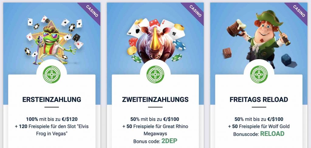 20 Bet bonusangebote