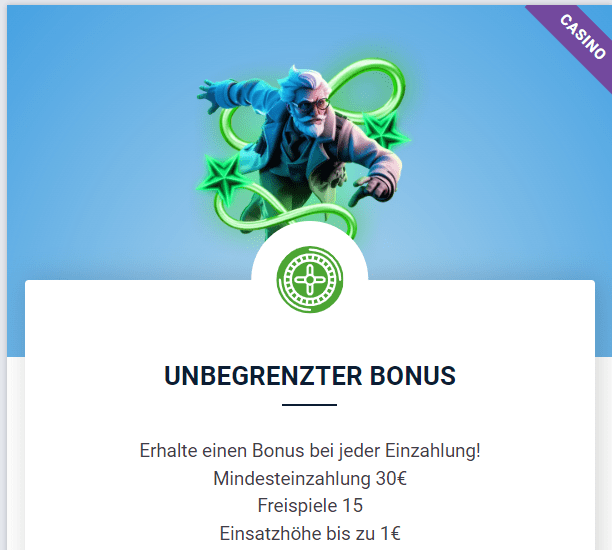 20bet Unbegrenzter Bonus