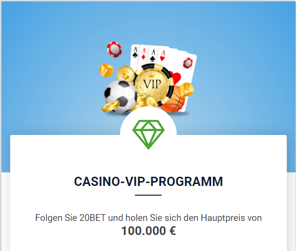 20bet VIP Programm