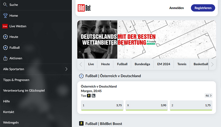 Bildbet Sportwetten